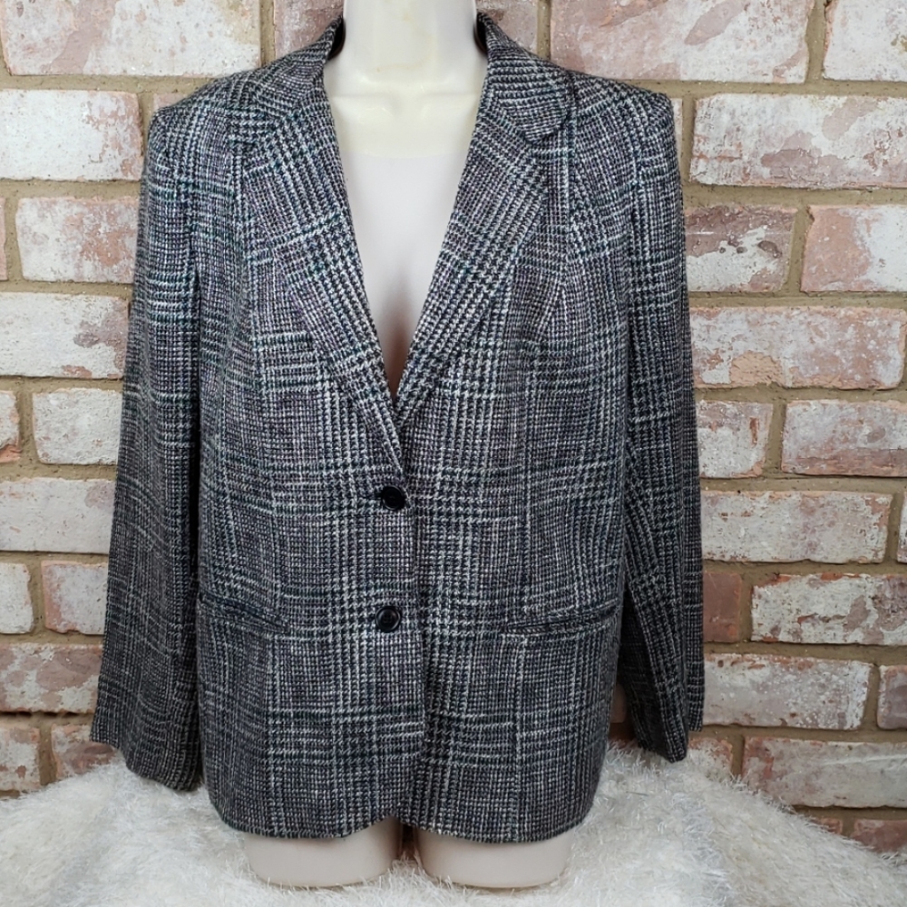 Plaid Blazer